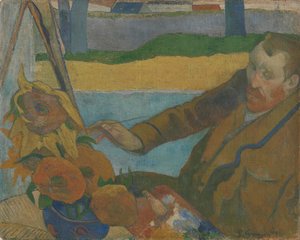ヴィンセントファンゴッホ絵画ひまわり 作： Paul Gauguin